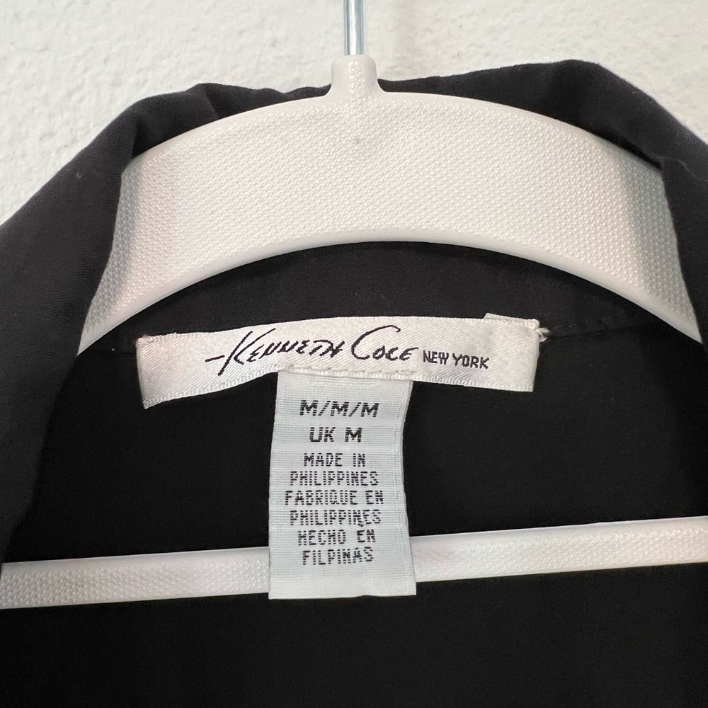 Kenneth Cole NY Black Open Front Blazer - Picture 2 of 7